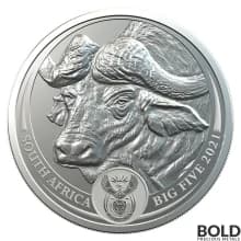 2021 Silver South Africa Big Five Buffalo BU - 1 oz