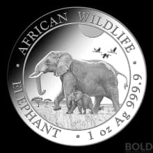2022 Silver Somalia Elephant - 1 oz