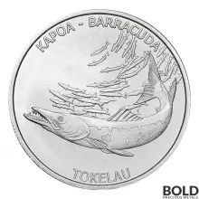 2017 Silver Tokelau Hakula Barracuda - 1 oz
