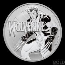 2021 Tuvalu Marvel Wolverine 1 oz Silver BU