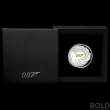 2020 Tuvalu James Bond 007 1 oz Silver Proof High Relief