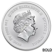 2018 Silver 1 oz Tuvalu Black Panther