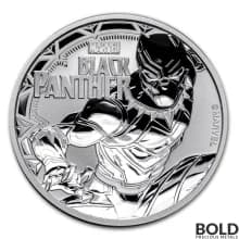 2018 Silver Tuvalu Black Panther - 1 oz