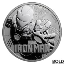 2018 Silver Tuvalu Iron Man - 1 oz