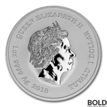2018 Silver 1 oz Tuvalu Thor (In Card)