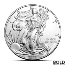 2002 1 oz American Eagle Silver Coin (BU)