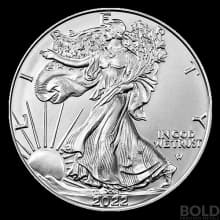 2022 American Silver Eagle 1 oz Colorized BU