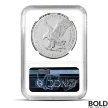 2024-W 1 oz America Silver Eagle Coin NGC MS70 (Black Core First Day Label)
