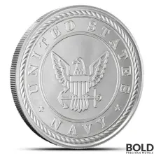 1 oz United States Armed Forces Navy Silver Round