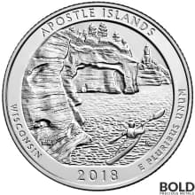 2018 Silver 5 oz ATB Apostle Islands, Wisconsin
