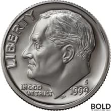 1999-S Silver Proof Roosevelt Dime