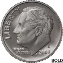 2003-S Silver Proof Roosevelt Dime