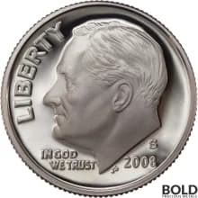 2008-S Silver Proof Roosevelt Dime