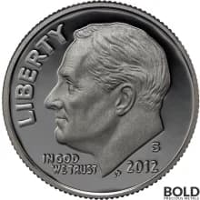 2012-S Silver Proof Roosevelt Dime