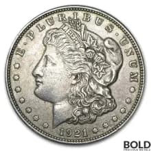 Silver Morgan Dollar 1921 - XF
