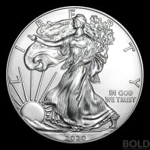 2020 Silver 1 oz American Eagle BU