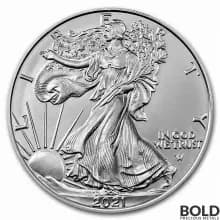 2021 American Silver Eagle 1 oz BU (Type 2)
