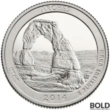 2014-S Arches America the Beautiful Quarters : Silver Proof