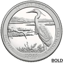 2015-S Silver Proof America the Beautiful Quarter - BOMBAY HOOK