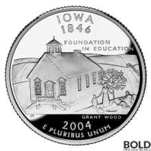 2004-S Silver Proof State Quarter - IOWA
