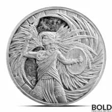 1 oz Aztec Eagle Warrior Silver Round