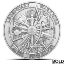 1 oz Legendary Warriors: Geronimo Silver Round (BU)