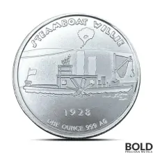 1 oz Steamboat Willie Silver Round