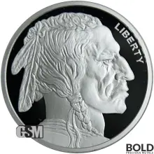 Silver 2 oz Buffalo Round (Golden State Mint)