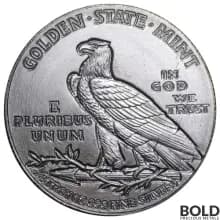 Silver 1/4 oz Incuse Indian Round