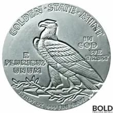 Silver - 1 oz Incuse Indian Round