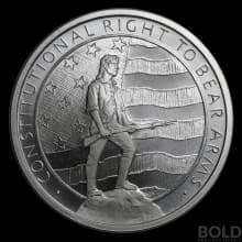 Silver 1 oz Second Amendment Round
