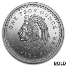 Silver 1 oz Aztec Calendar Round