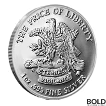 Silver - 1 oz Don't Tread On Me Round