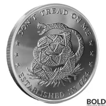 Silver - 5 oz Don't Tread On Me Round