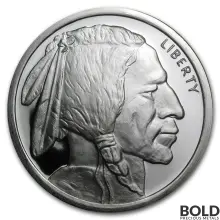 Silver 5 oz Buffalo Round (Golden State Mint)