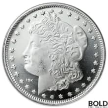 Silver 1 oz Morgan Round