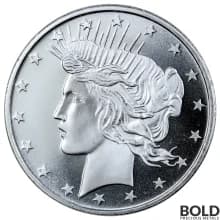 Silver - 1 oz Peace Dollar Round