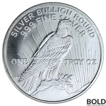 Silver - 1 oz Peace Dollar Round