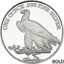 Silver 1 oz $10 Indian Round