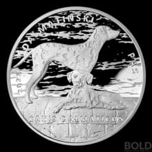 2021 Silver Germania: Croatia Dalmatian Dog BU - 1 oz