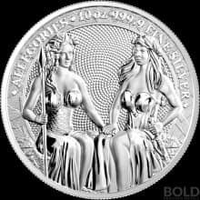 2021 Silver Allegories Germania & Austria 10 oz BU Round