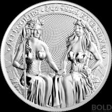 2021 Silver Allegories Germania & Austria 2 oz BU Round