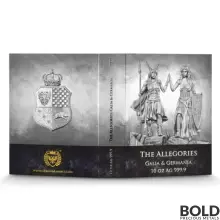 2023 Silver 10 oz Allegories: Galia & Germania BU