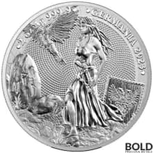 2023 Silver 2 oz Lady Germania BU Round