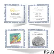 2024 1 Kilo Lady Germania Silver Round (BU)