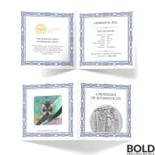2021 Lady Germania 10 Mark 2 oz Silver BU Round