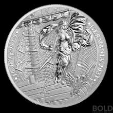 2021 Lady Germania 50 Mark 10 oz Silver BU Round