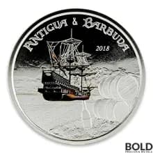 2018 Antigua & Barbuda Rum Runner 1 oz Silver Proof (Colored)