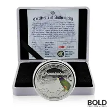 2019 Dominica 'The Nature Isle' 1 oz Silver Proof (Colored)