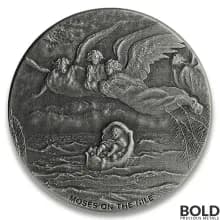 2019 Silver 2 oz Scottsdale Biblical Series - Moses On The Nile